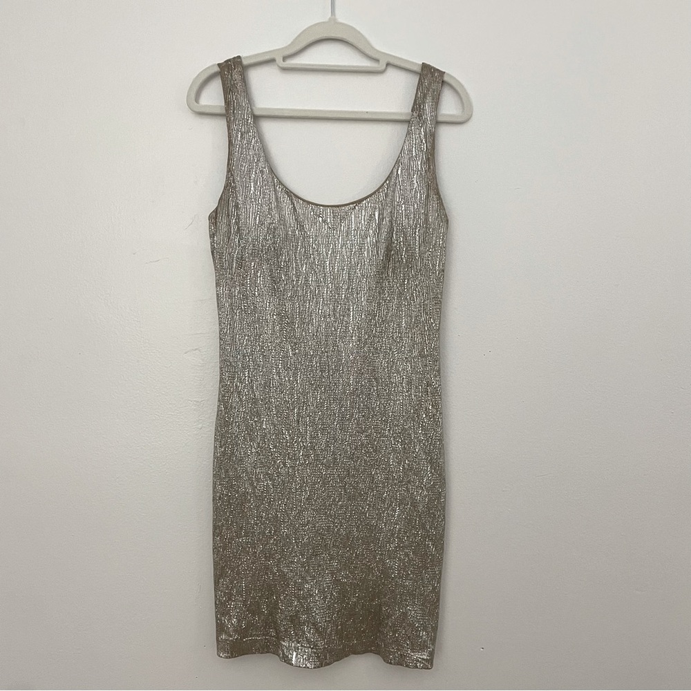 Rubber Ducky Metallic Dress Size Medium
